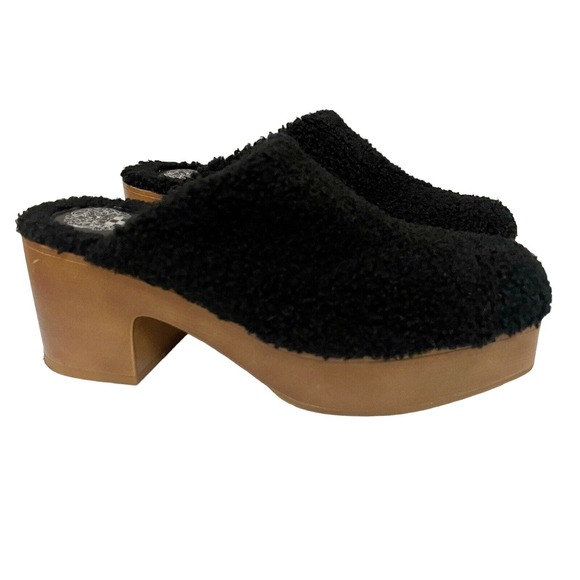 Vince Camuto Black and Brown Mules - Picture 3 of 14